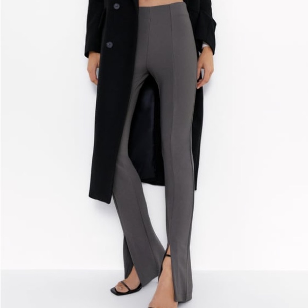 ZARA RIBBED FLARED LEGGINGS - Never Been Worn - Size XL
